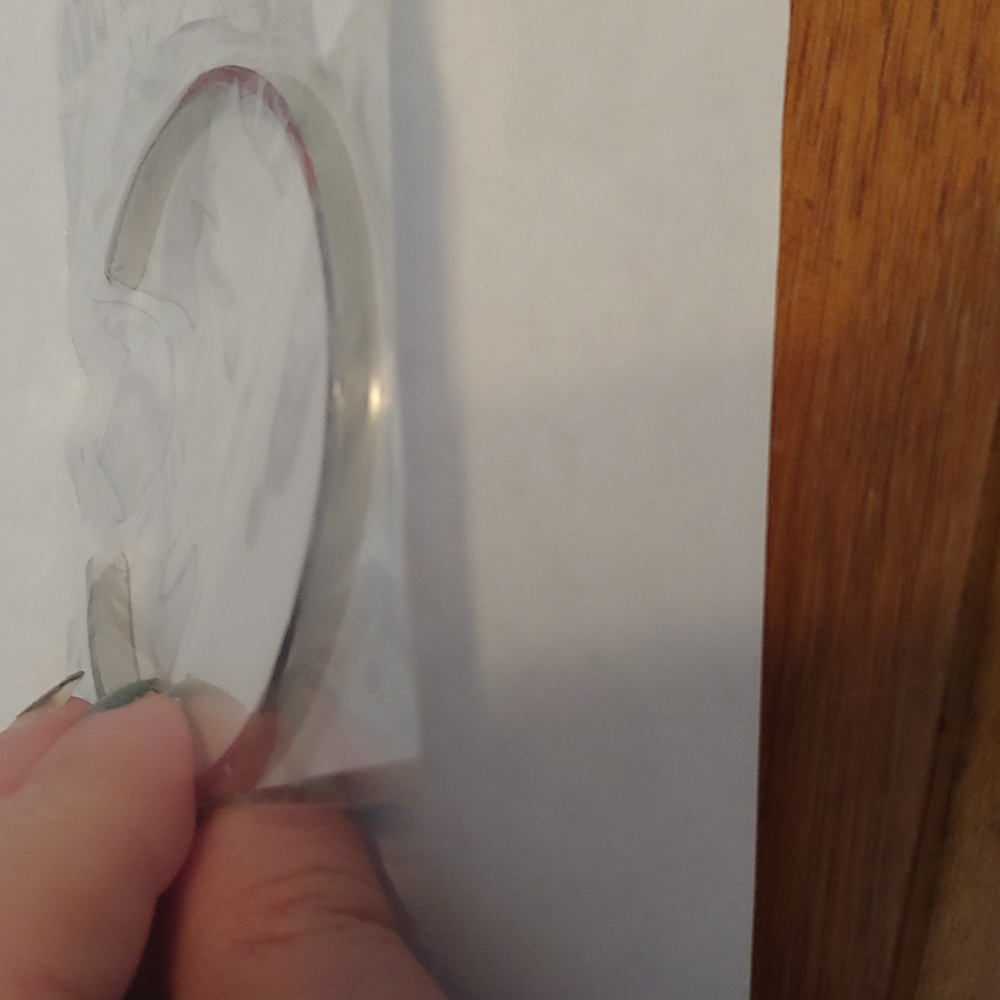 Simple silver cuff bracelet Dainty Demure